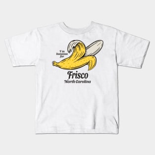 Frisco, NC Summertime Vacationing Going Bananas Kids T-Shirt